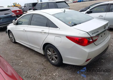 2014 Hyundai Sonata Gls from USA, damaged, VIN 5NPEB4AC6EH911072